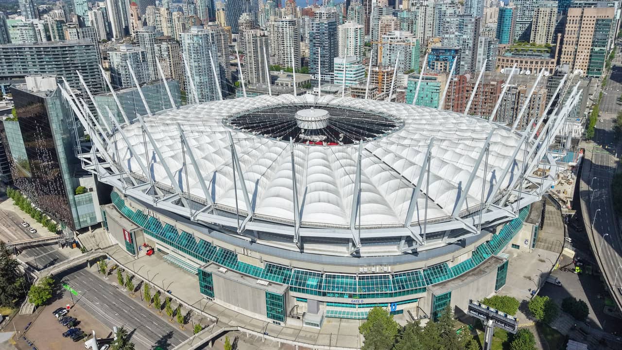 BC Place in Vancouver, the stadium for Australia vs Türkiye at World Cup 2026.