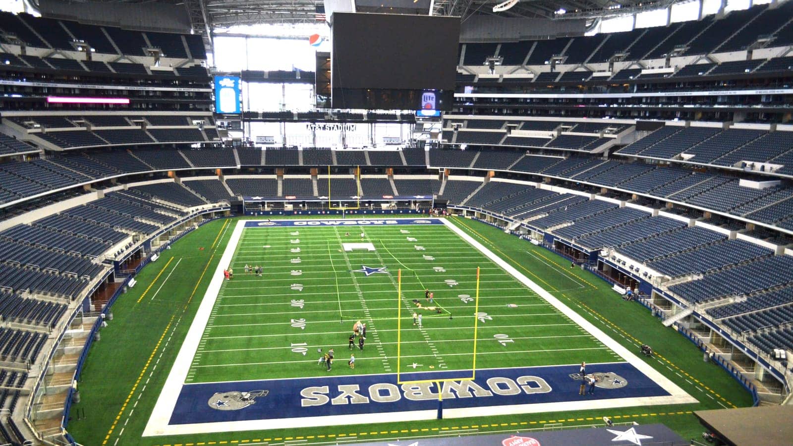 Interior view of Dallas Stadium, the venue for England vs Croatia at the 2026 World Cup.