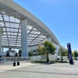 Entrance to SoFi Stadium in Los Angeles, a 2026 World Cup host venue, matching a World Cup ticket resale guide.