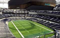 SoFi Stadium interior before a World Cup 2026 matchday.